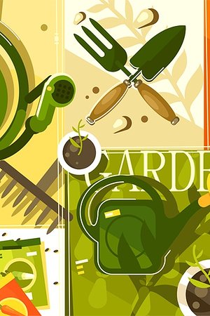 Gardening background圖片