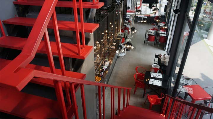 loft風格主題餐廳酒吧設計效果圖圖片