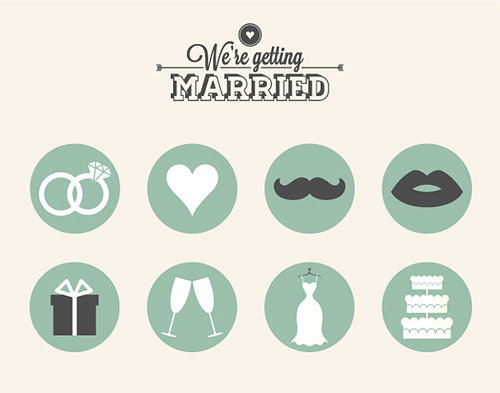 Free Wedding Icons (12 Icons)圖片