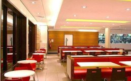快餐店顾客动线设计,动线规划,汉堡店装修