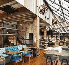 英国Wildwood Kitchen复古工业风餐厅设计高清图片