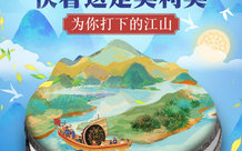 奥利奥X故宫
##图片标签：奥利奥, 宣传海报, 饼干, 山川河流, 小船, 探险