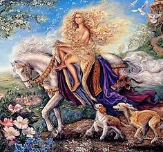 华丽幻想艺术 Josephine Wall 天国的精灵插画高清图片