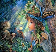 华丽幻想艺术 Josephine Wall 天国的精灵插画高清图片